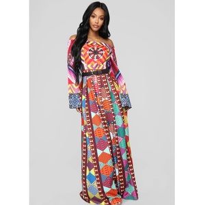 New Kaleidoscope Dreams Maxi Dress - Multi